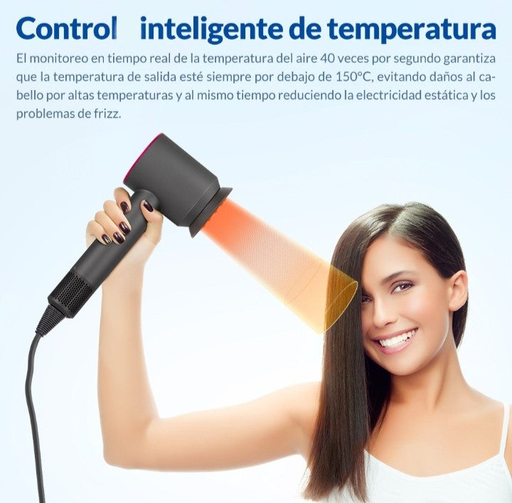 🌸Secador profesional 5 en 1 – potencia brillo y estilo en tus manos.