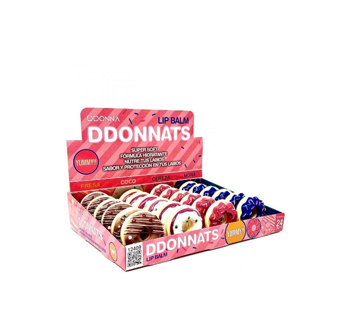 🍩💖 Bálsamo labial DDONNA ¡Labios suaves, dulces y deliciosos! 😋