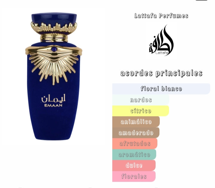 💙 Lattafa Emaan – Brilla con confianza ✨
