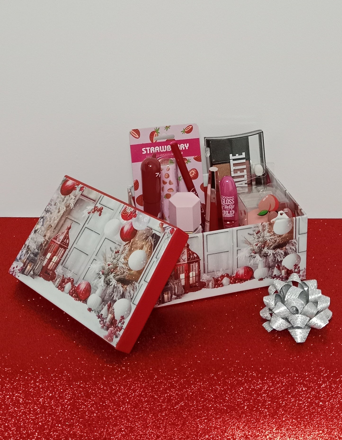 🎄✨ Caja navideña de maquillaje – Edición especial ✨🎁
