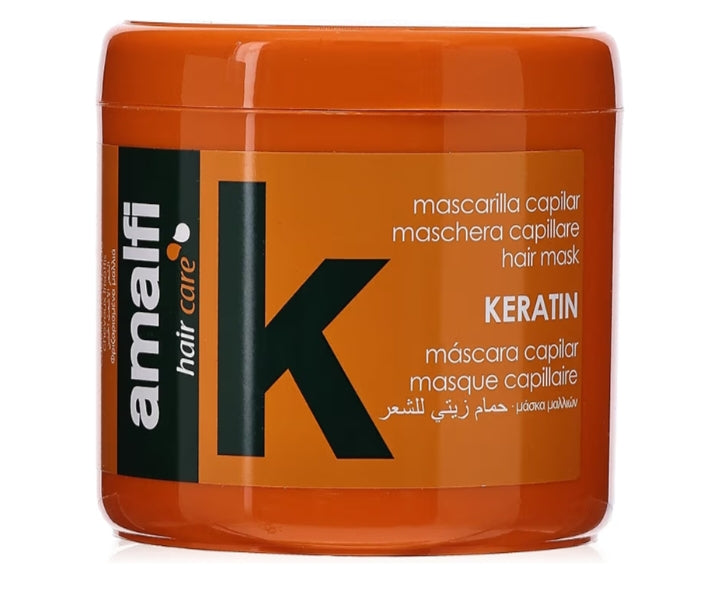 ✨ Mascarilla capilar keratina amalfi – reparación profunda 🧡