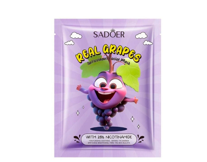 ✨ Mascarillas glow fruit 🍇🍒 — hidratación divertida y piel radiante ✨