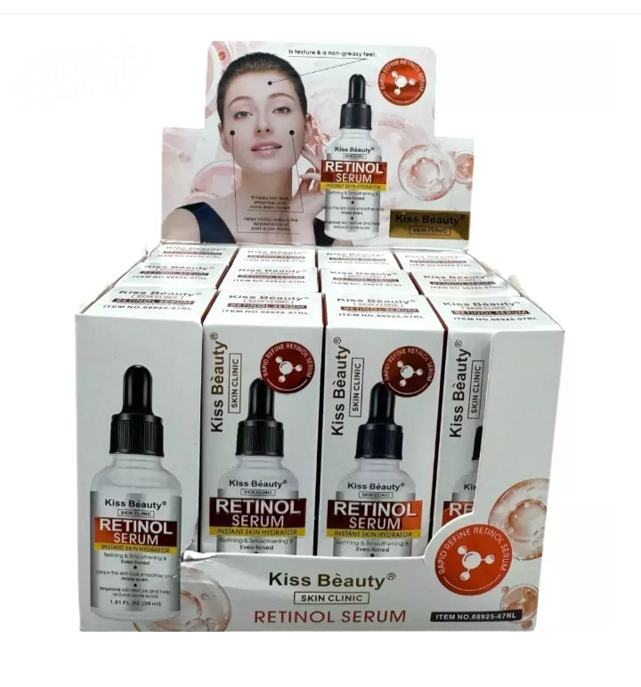 Sérum de retinol Kiss Beauty 30ml – Piel suave, renovada y radiante, reduce el acné ✨