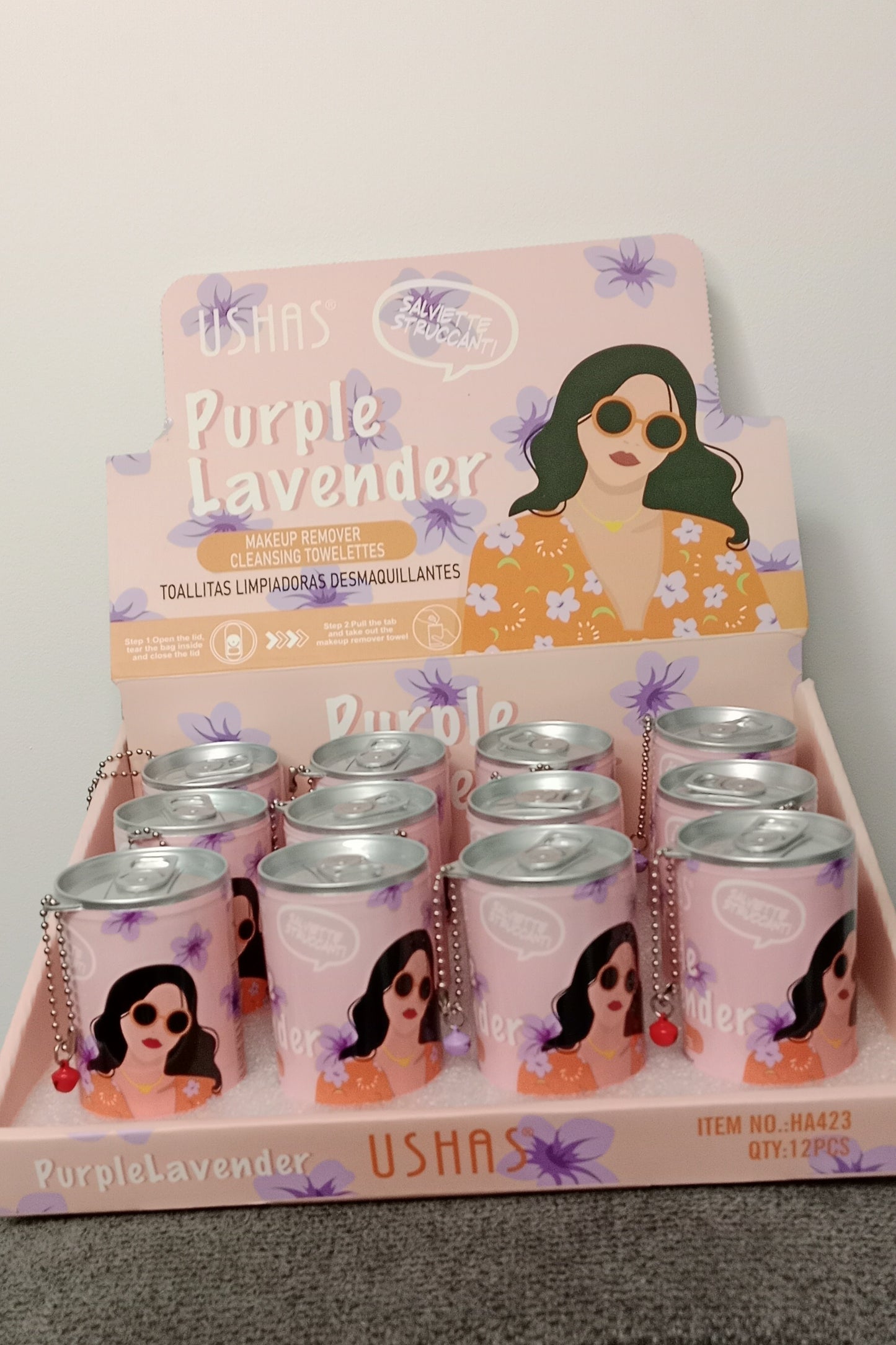 🌸 Toallitas desmaquillantes purple lavender –30 unidades🌸