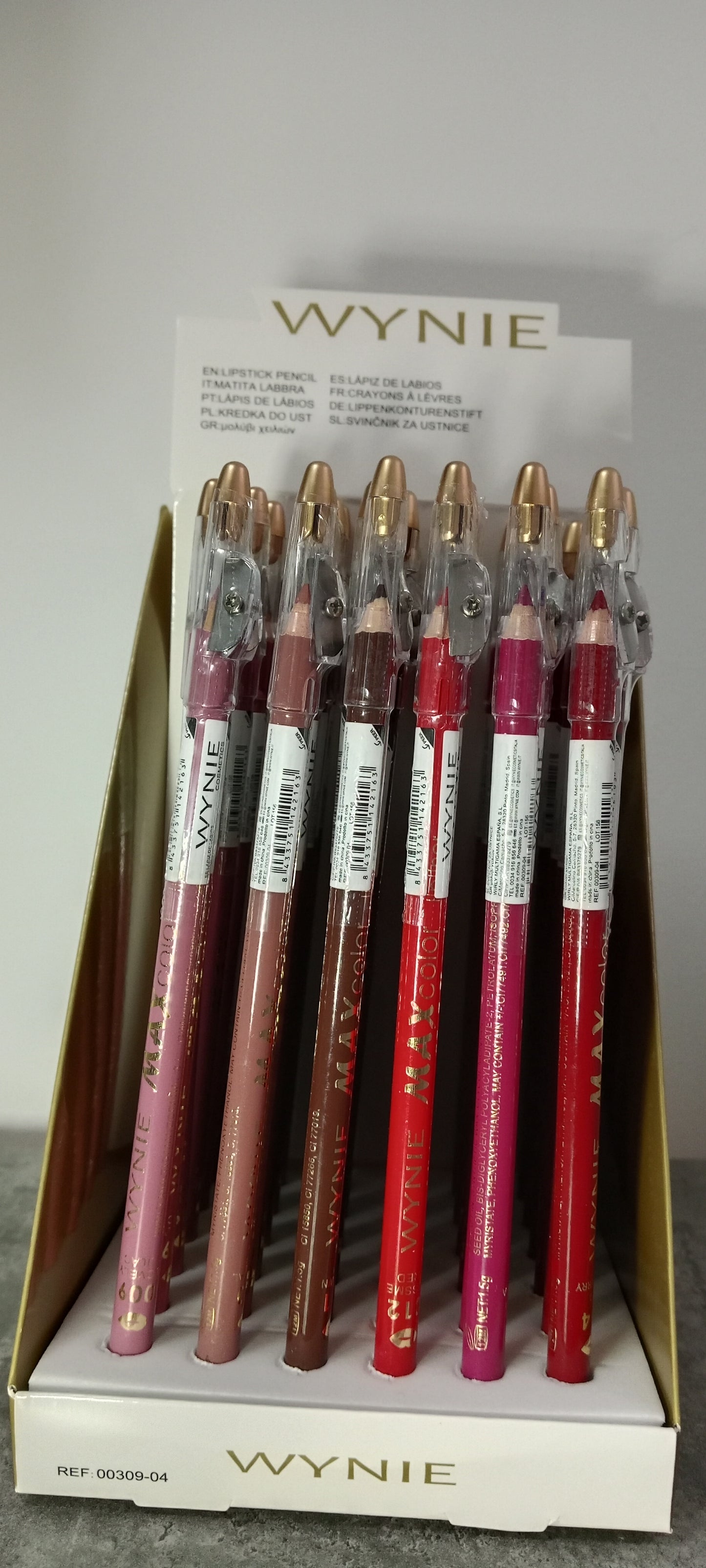 💋✨ Lápiz delineador de labios WYNIE – precisión y color intenso ✨💋