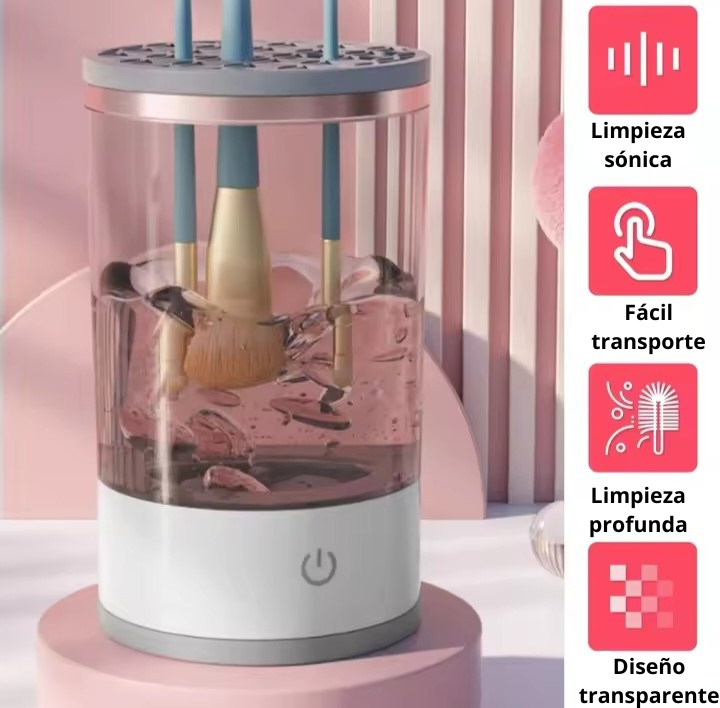 ⚡💎 Limpiador de Brochas USB – ¡Higiene, Rapidez y Comodidad en tus manos! 🖌️