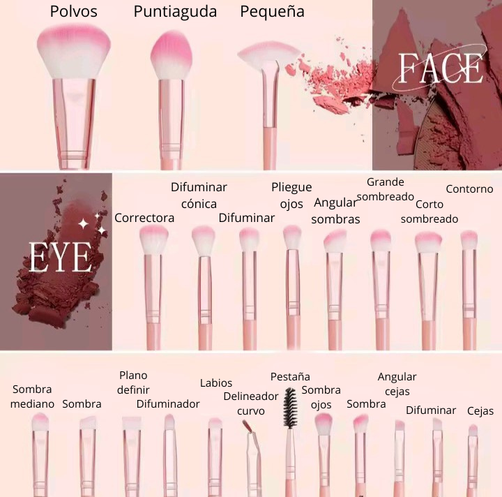 💋Tu arma secreta de belleza: brochas, esponjas y más ¡A Brillar!💎
