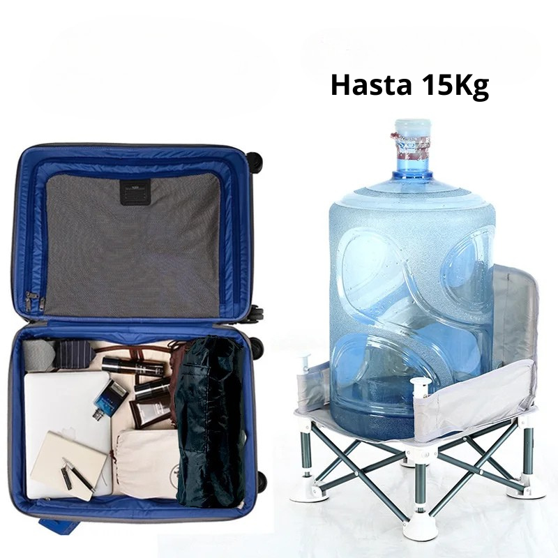 "2 en 1" silla y trona portátil y plegable para bebé con cinturón de seguridad.