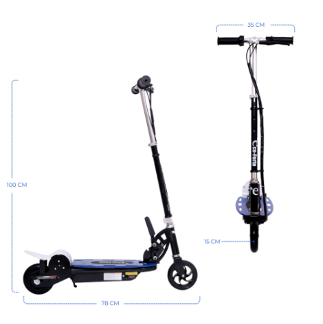 🛴Patinete eléctrico juvenil, divertido, seguro y diseño plegable.