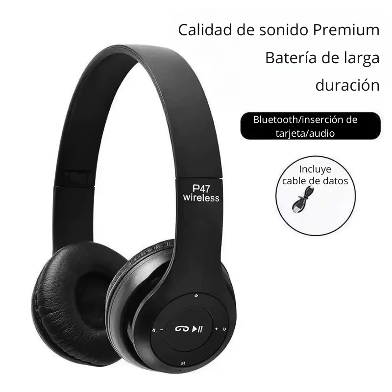 🎧 Sonido premium🔊, conexión inalámbrica – llama, controla y disfruta tu música