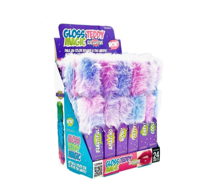 🧸💋 Gloss magic teddy ✨ – ¡Brilla con estilo suave y mágico! 💜💙💗