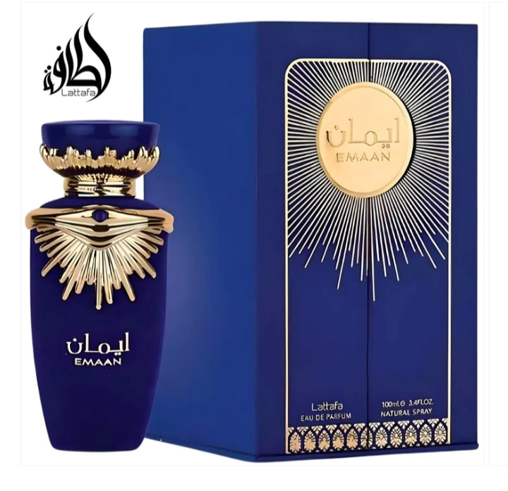 💙 Lattafa Emaan – Brilla con confianza ✨