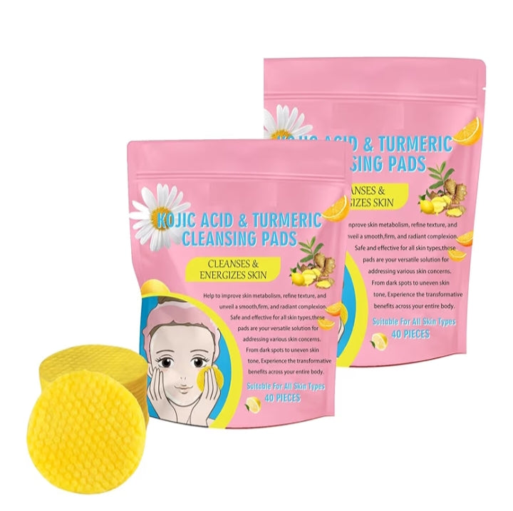 Discos limpiadores de Ácido Kójico y Cúrcuma 💛✨