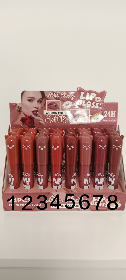Brillo labial líquido Miss Betty™ Fashion Color Matte 24H 💄💖