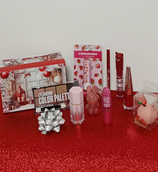 🎄✨ Caja navideña de maquillaje – Edición especial ✨🎁