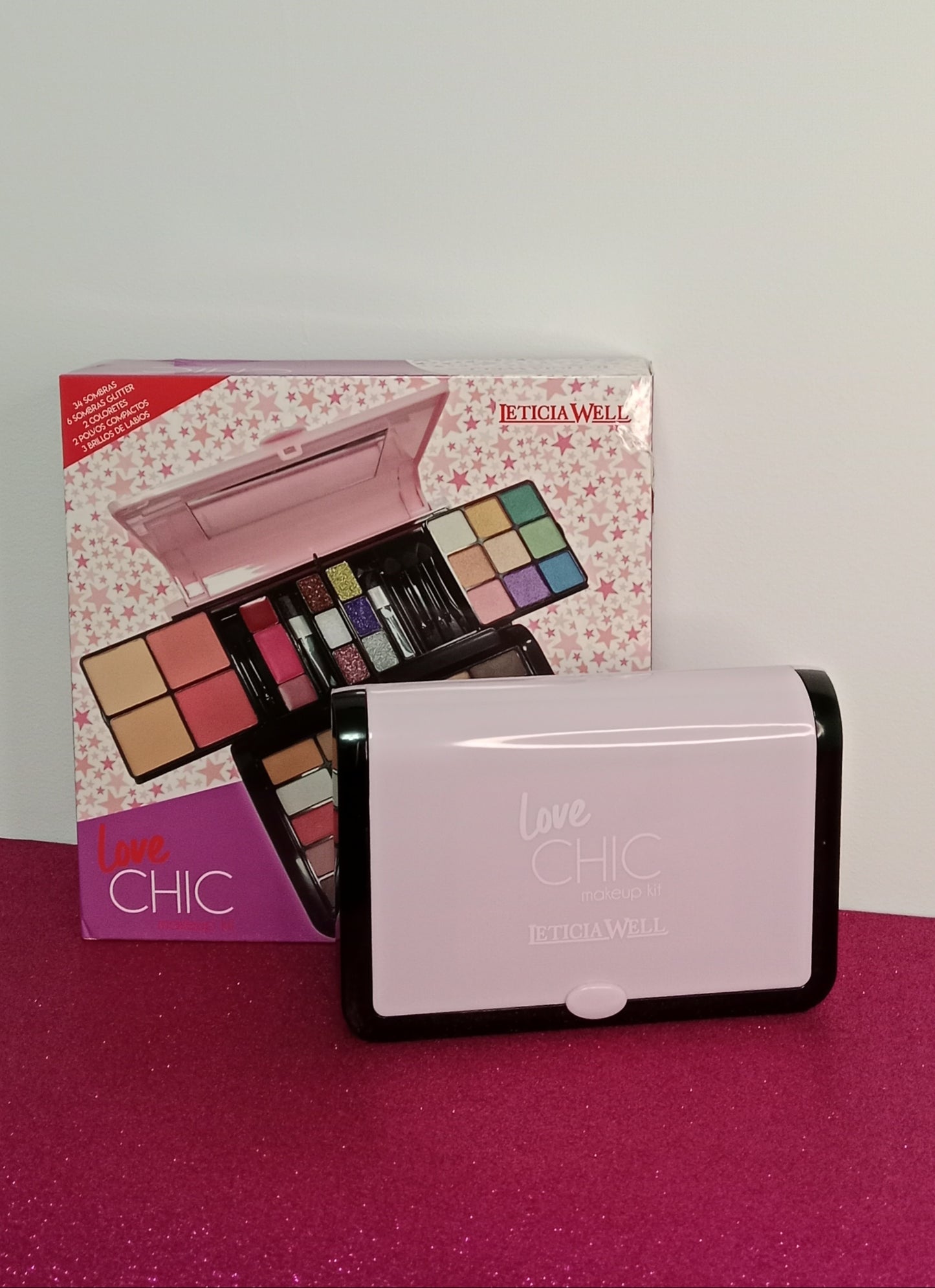 💖✨ Maletín de maquillaje “Love Chic” – Set completo ✨💖