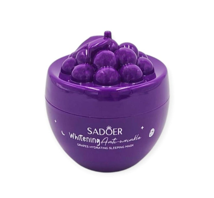 ✨ Mascarilla facial SADOER de uva – hidratante & antiarrugas 🍇💜