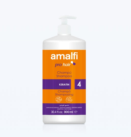 🧴✨ Champú Amalfi pro hair Keratin 900ml – Reparación y brillo profesional