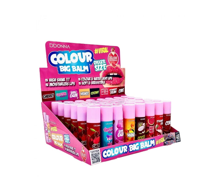 💄🍭 Colour Big Balm DDONNA – Lip Balsamo con color y sabores