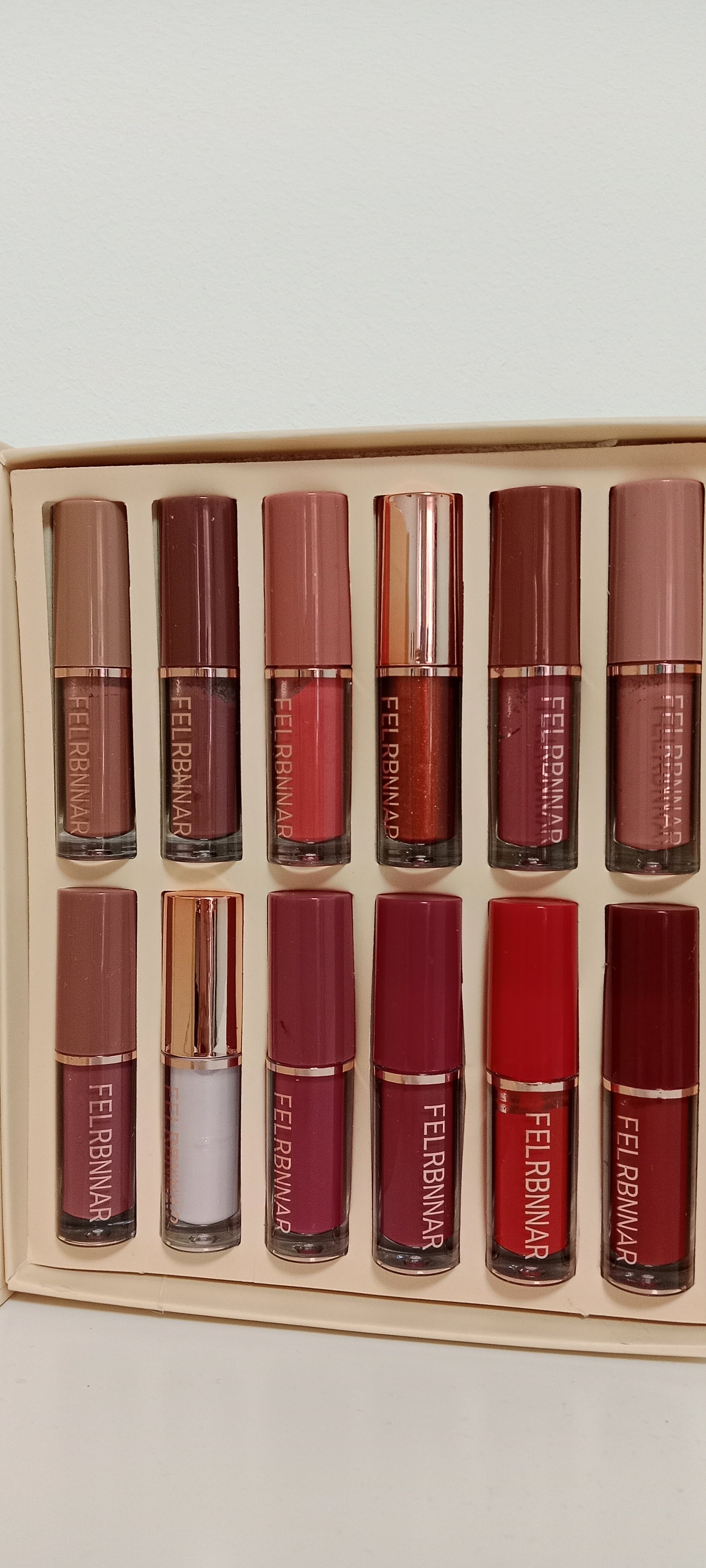 💖 ¡Luce increíble! set de 12 sabiales FELRBNNAR - Colores unicos para cada día 💄🌟