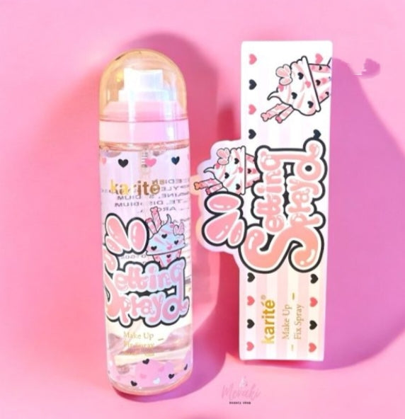 💖 Spray fijador de maquillaje Karité – look perfecto todo el día ✨💄