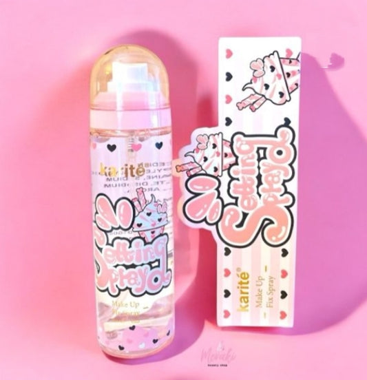 💖 Spray fijador de maquillaje Karité – look perfecto todo el día ✨💄