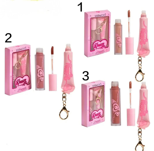💖✨ Set dream beauty – Lip gloss + Lip oil con llavero ✨💖