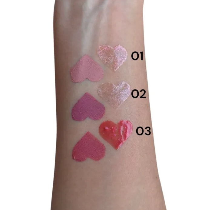 💖✨ Set dream beauty – Lip gloss + Lip oil con llavero ✨💖