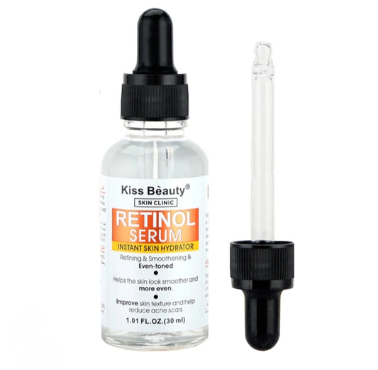 Sérum de retinol Kiss Beauty 30ml – Piel suave, renovada y radiante, reduce el acné ✨