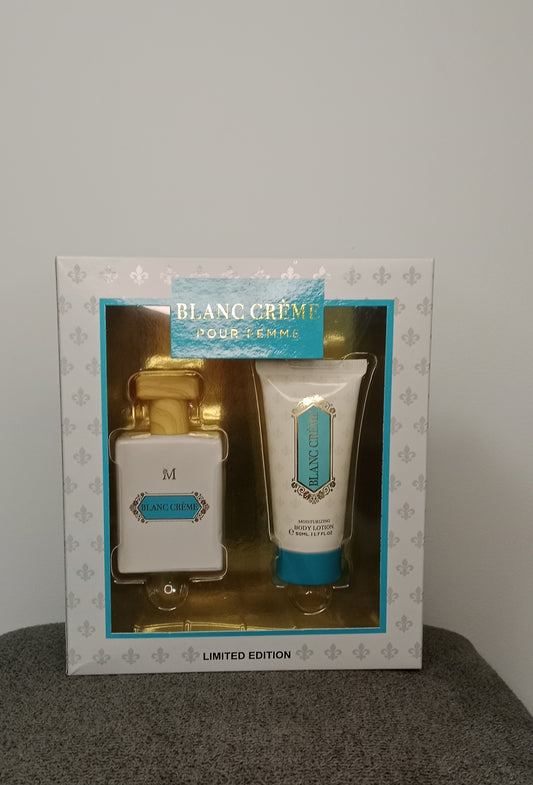 Set exclusivo "Blanc Crème Pour Femme": perfume EDP + loción corporal ✨ limited edition ✨