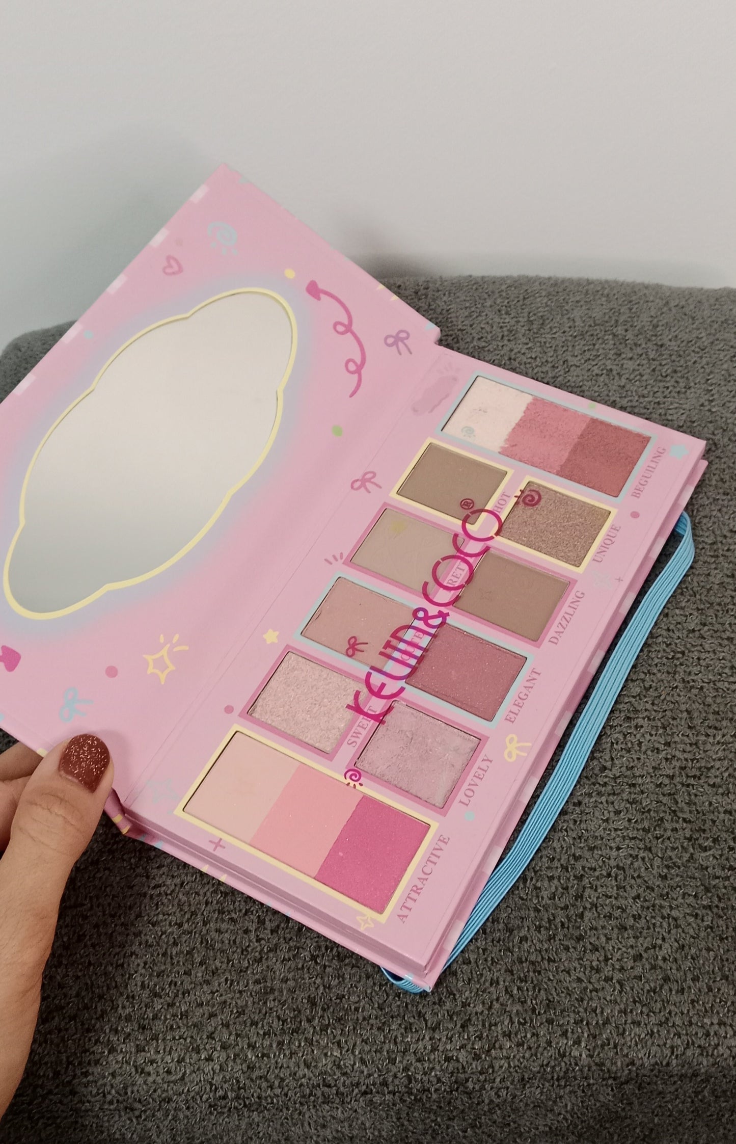 🌈✨ Paleta de sombras 22 Colores – Cute fantasy kevin & coco ✨🌈