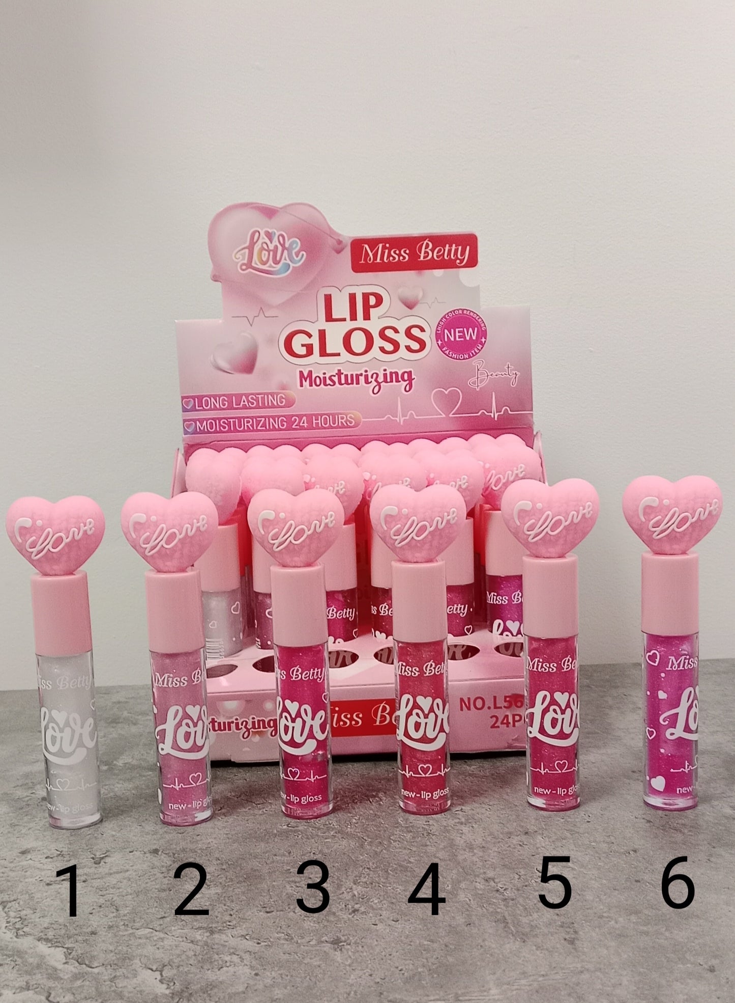💄✨ Lip gloss hidratante love – Miss Betty ✨💄