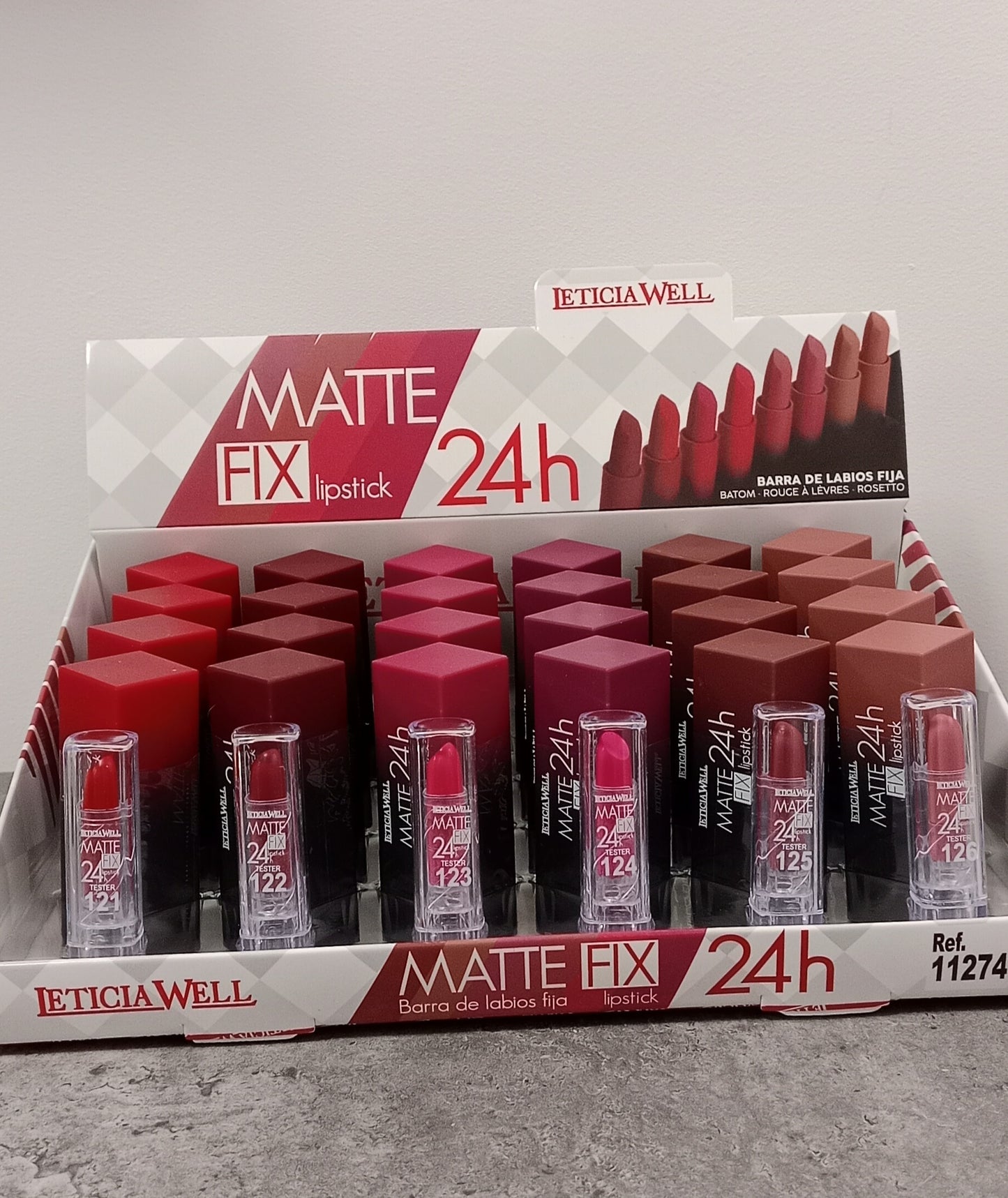 Labial Leticia Well Matte Fix 24h | color intenso y larga duración 💄✨