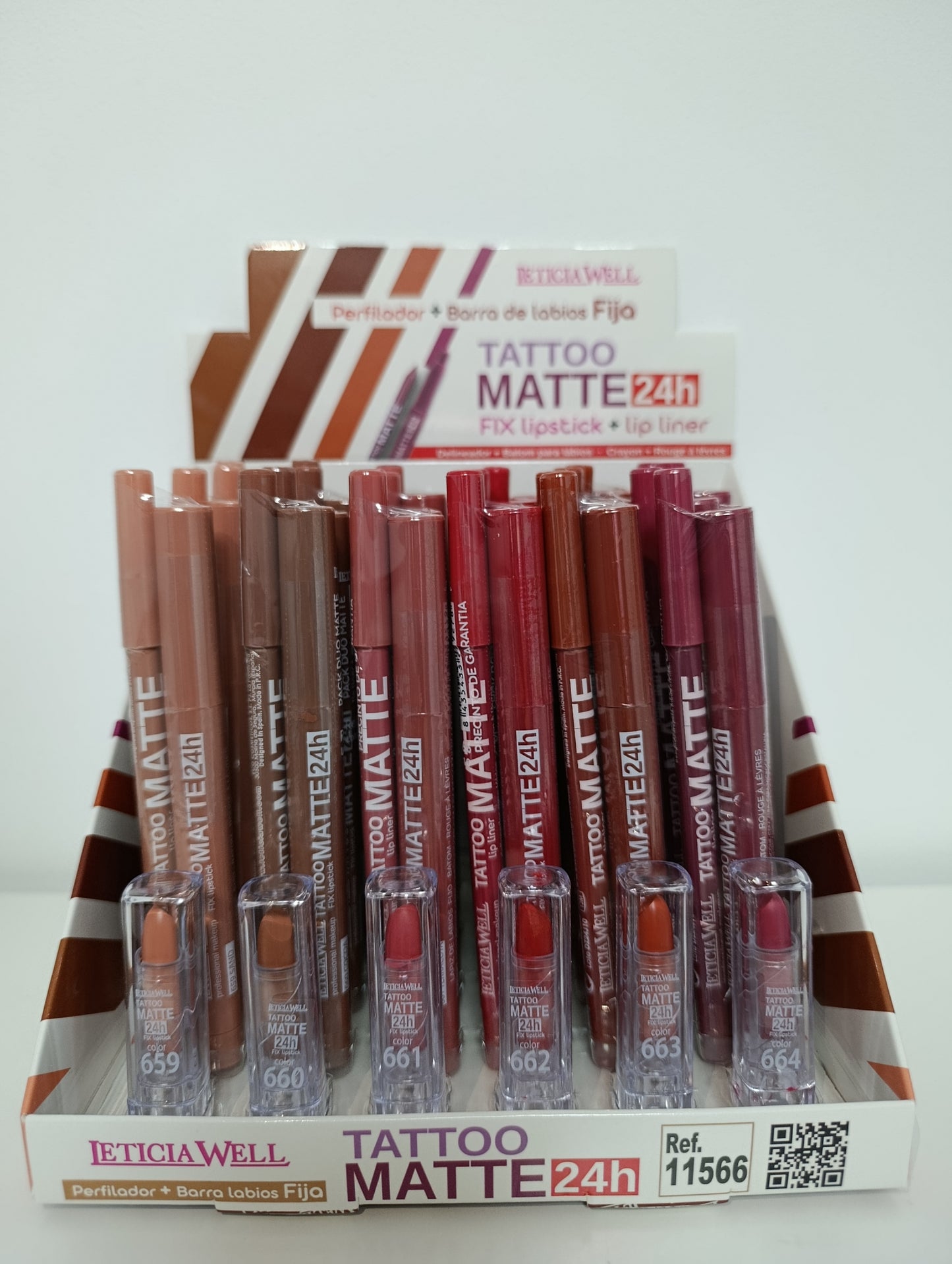 💋 Labial tattoo matte 24h + perfilador Leticia Well 💄🔥