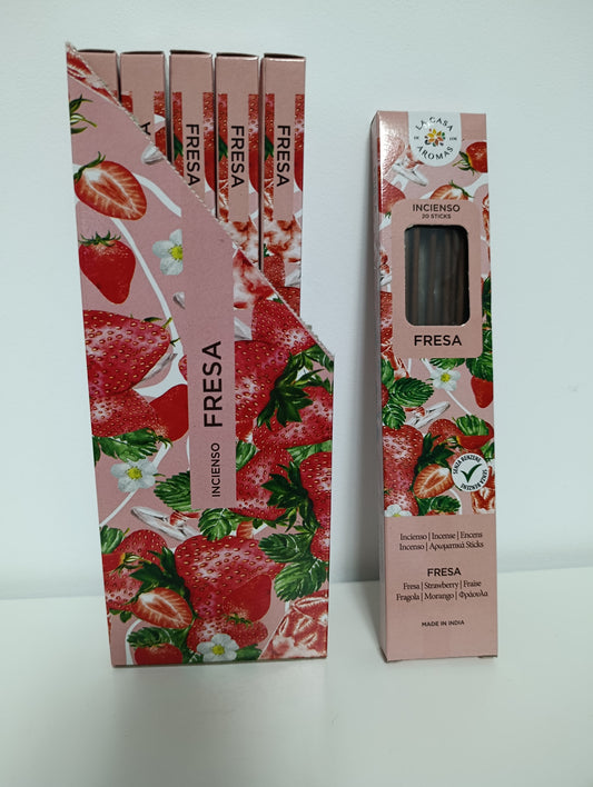 🌈 Incienso artesanal aromático | Pensamiento Positivo • Fresa • Palo Santo • Dinero ✨