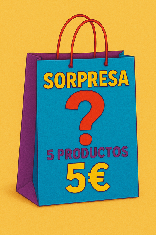 ✨ Bolsa Sorpresa 5×5 — ¡5 Productos por solo 5€!  lo inesperado siempre sorprende🎁